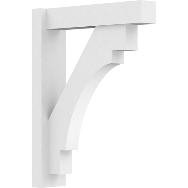 Ekena Millwork Merced Architectural Grade PVC Outlooker with Block Ends, 5"W X 20"D X 26"H OUTP05X20X26MRC05 - main